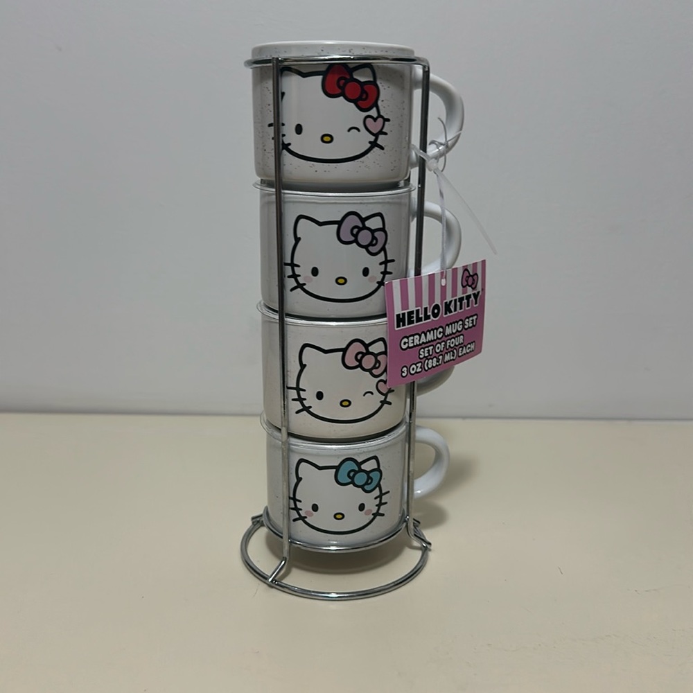 Ceramic mug set of 4